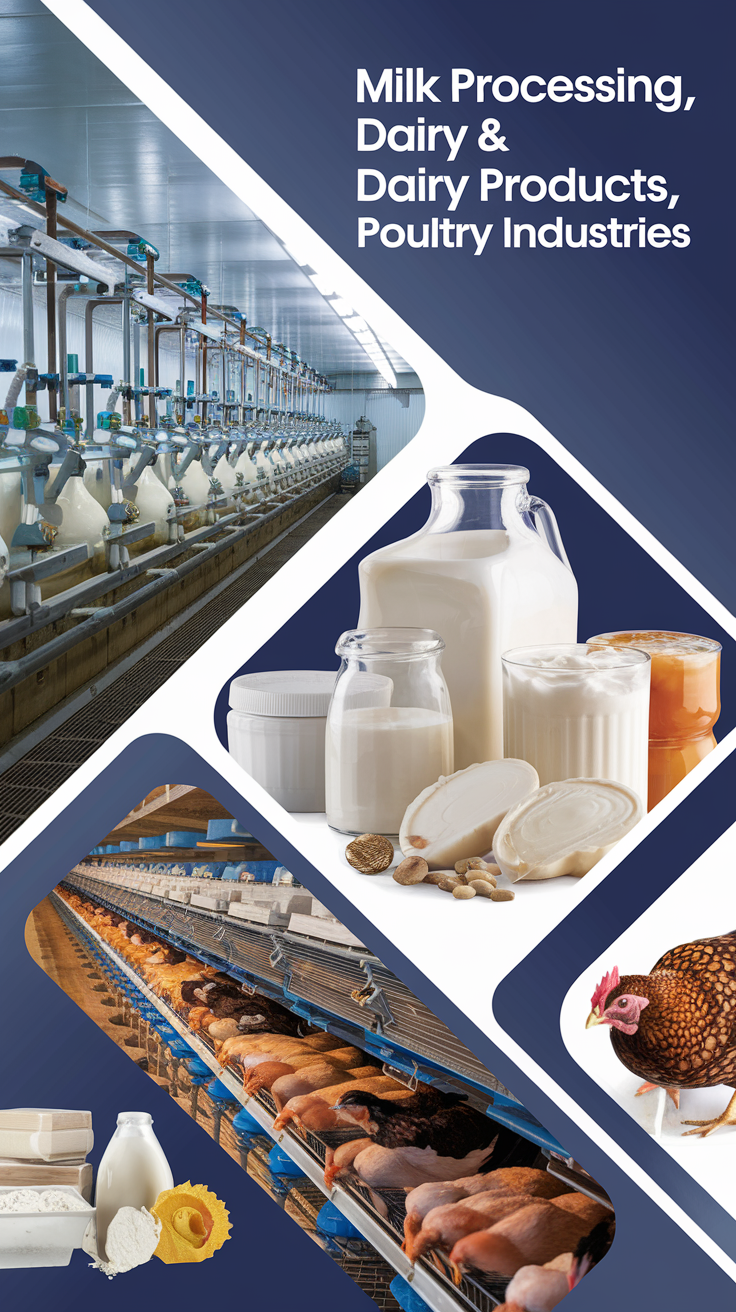 'Milk Processing, Dairy & Dairy Products, Poultry Industries