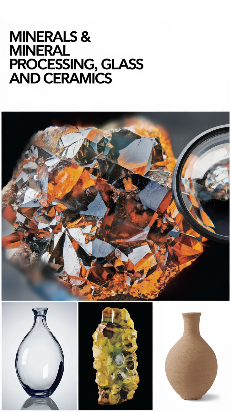 'Minerals & Mineral Processing, Glass and Ceramics