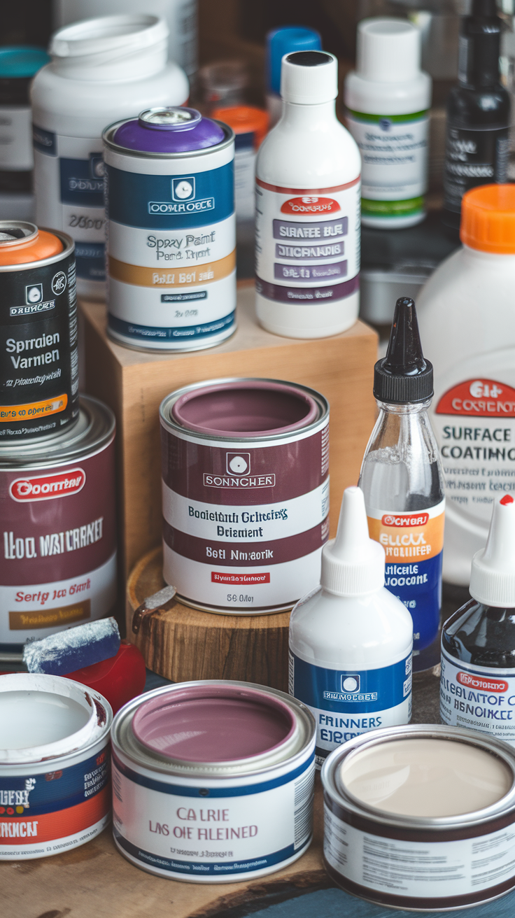 'Paints, Varnishes, Lacquers, Spirit Varnishes, Solvents, Thinners and Surface Coatings