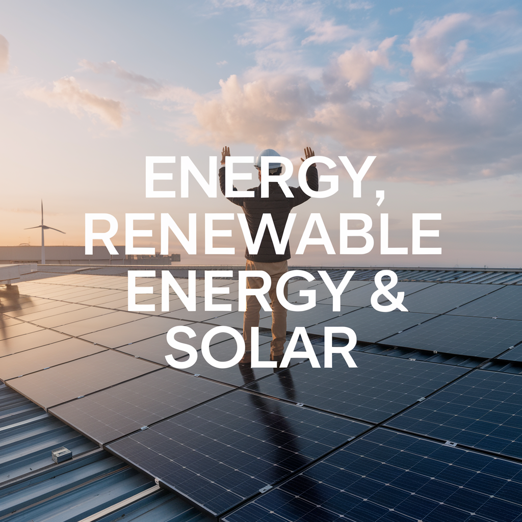 Energy, Renewable Energy & Solar