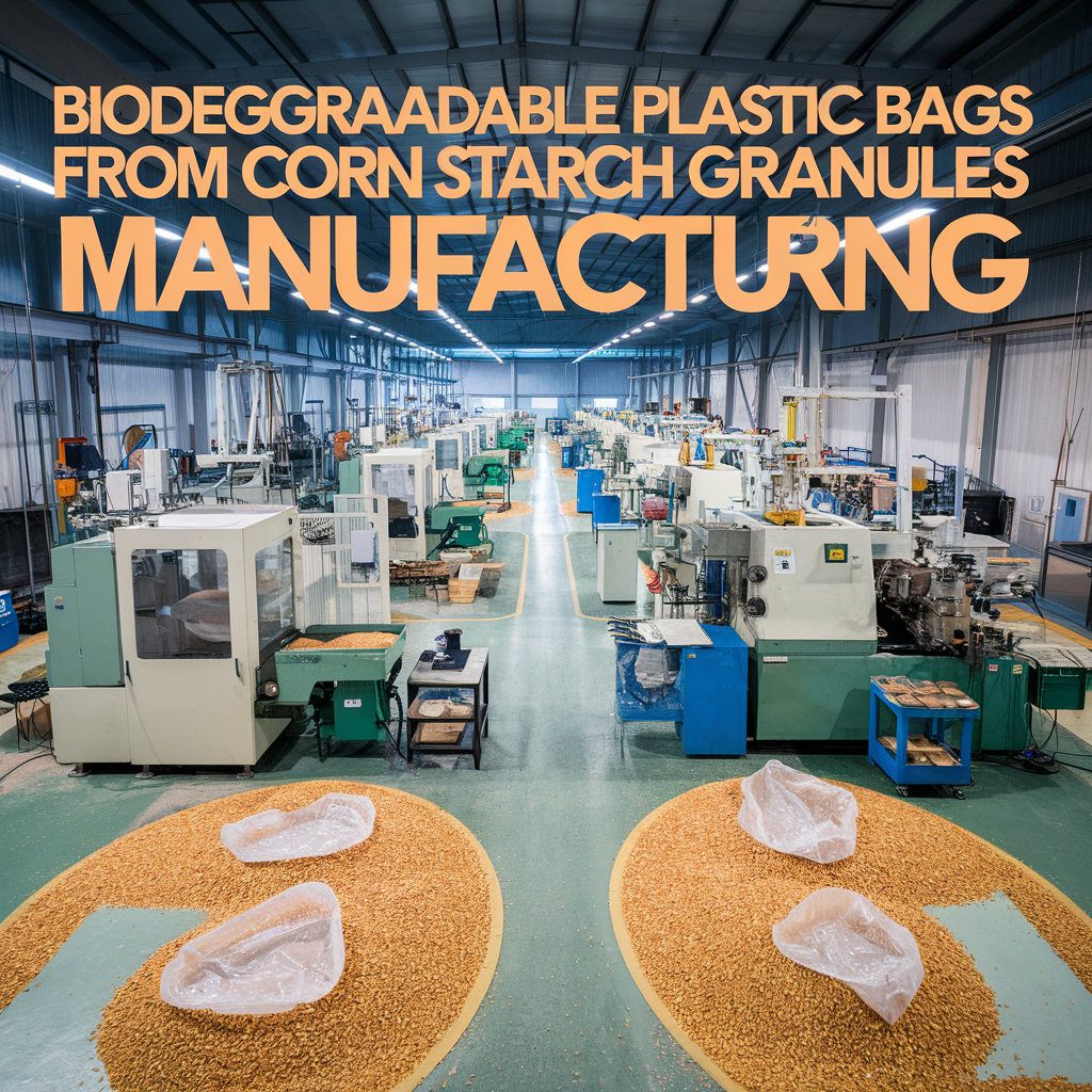 Biodegradable Plastic Bags from Corn Starch Granules Manufacturing: A Sustainable Business Opportunity for Startups