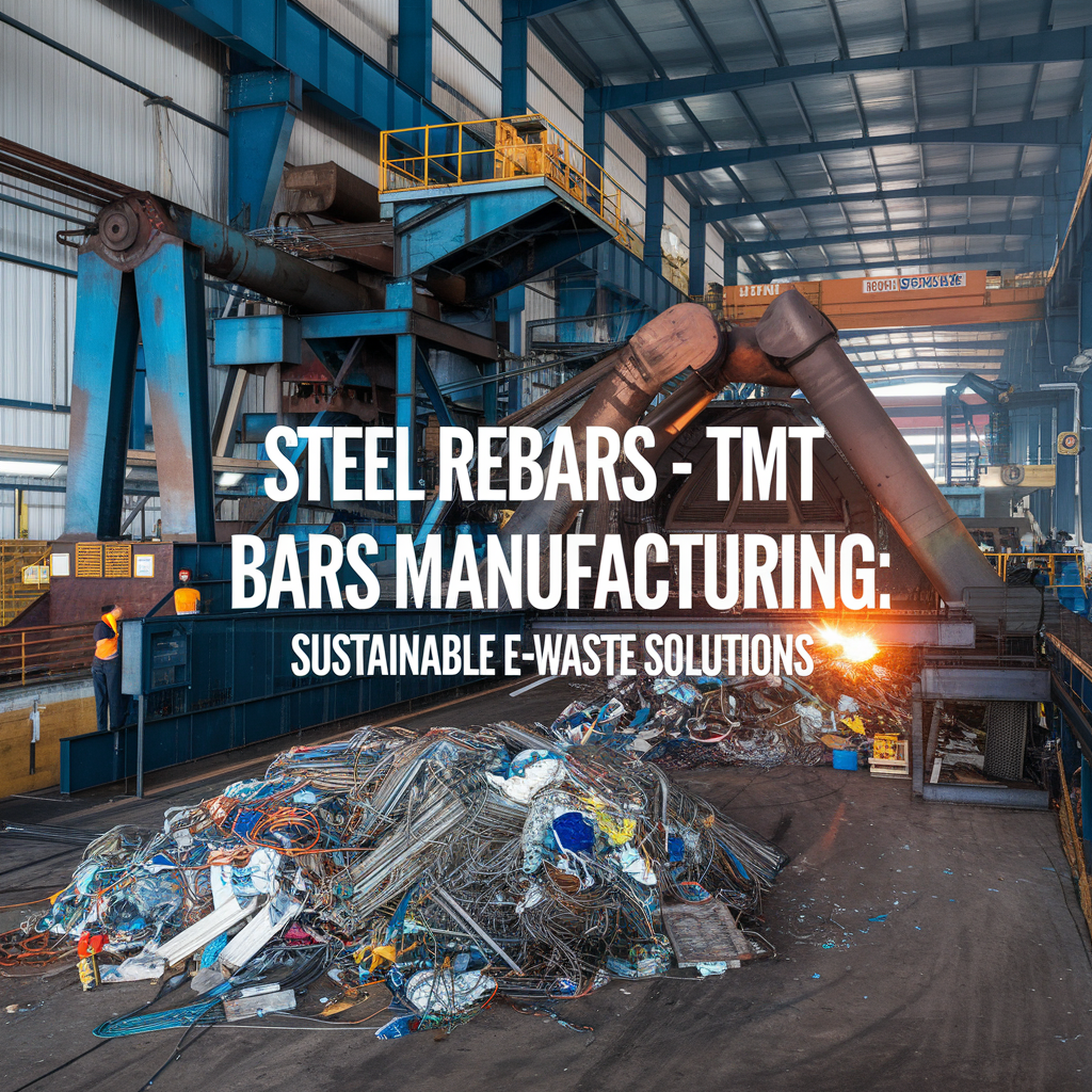 Steel Rebars  (Thermo-Mechanically Treated)  - TMT Bars Manufacturing from Scrap