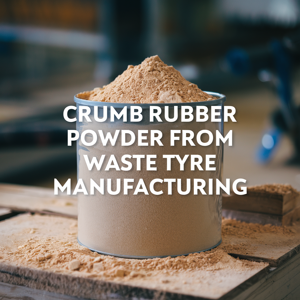 Crumb Rubber Powder from Waste Tyre Manufacturing: A Promising Venture for Startups