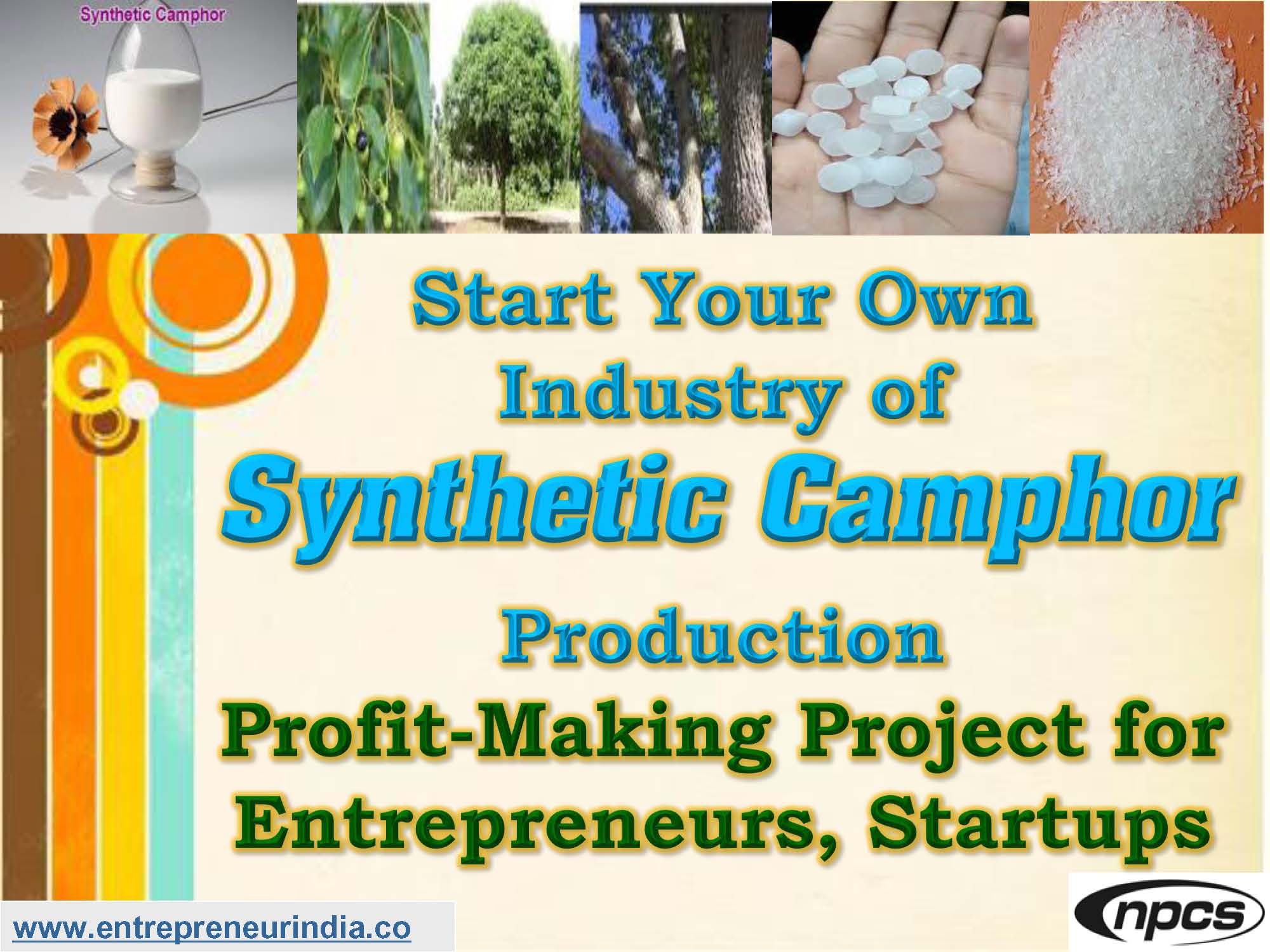 Start your own industry of Synthetic camphor Production.