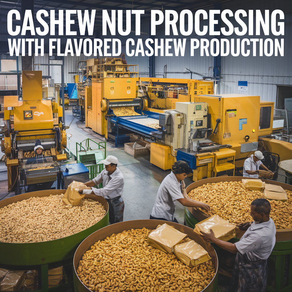 Cashew Nut Processing with Flavored Cashew Production: A Profitable Opportunity for Startups