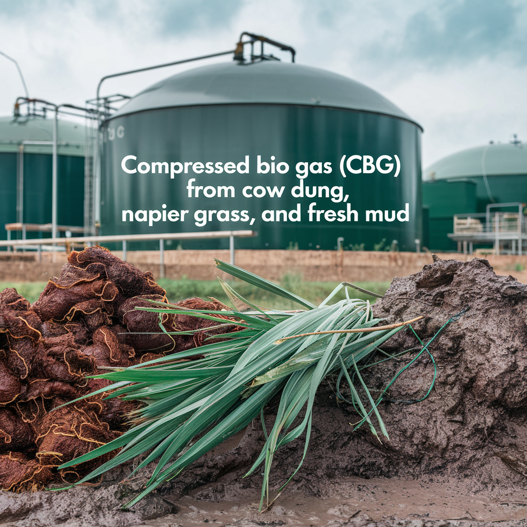 Compressed Bio Gas (CBG) from Cow Dung, Napier Grass, and Fresh Mud A Promising Venture for Startups and Entrepreneurs