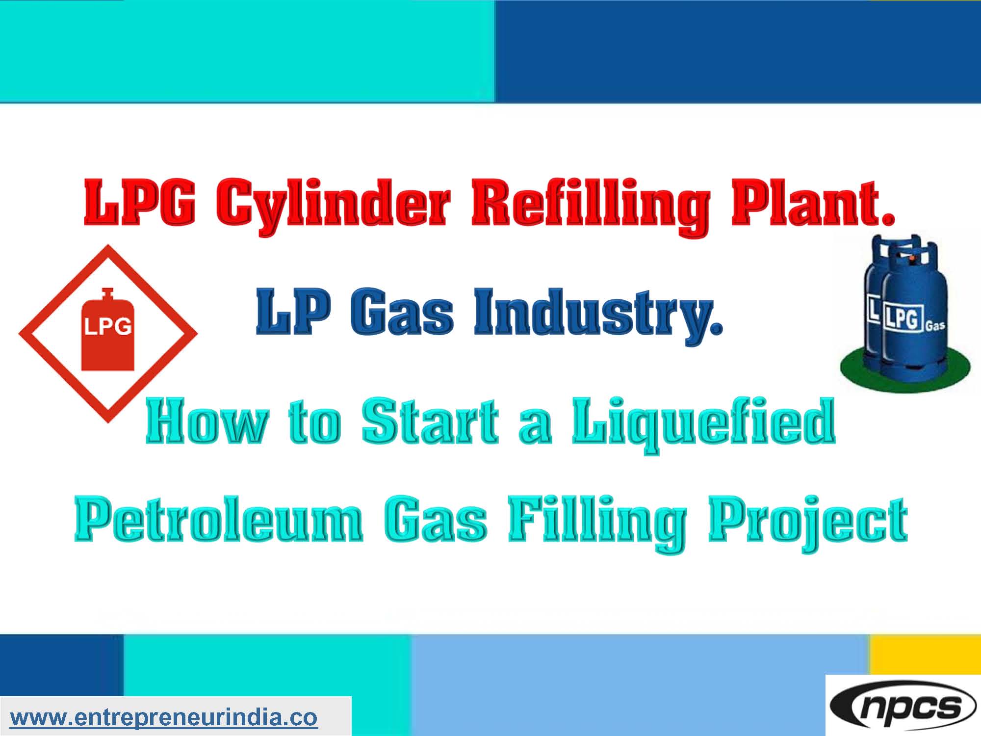 LPG Cylinder Refilling Plant. LP Gas Industry