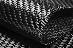 Carbon Fiber Cloth Fabric. Macro.